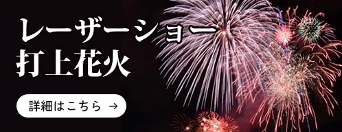 レーザーショー　打ち上げ花火